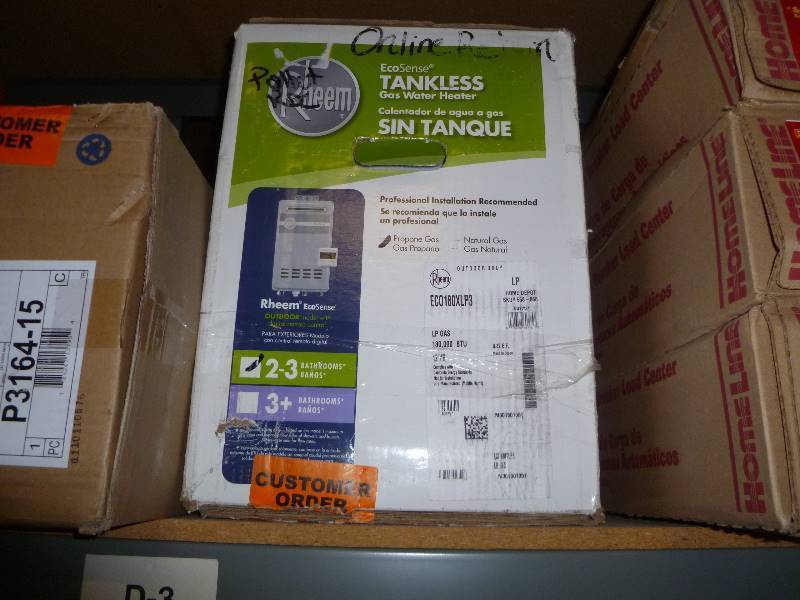 lot 4 image: Rheem EcoSense Tankless Water Heater