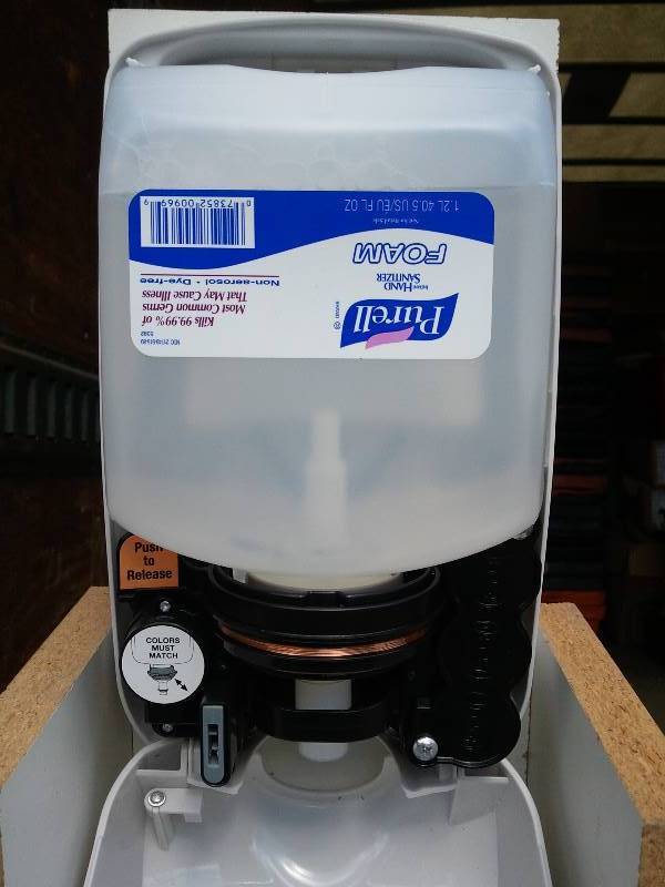 lot 77 image: Hand sanitizer Station