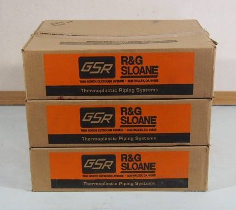 lot 47 image: 3 Cases New ABS Plumbing Flush Bushings