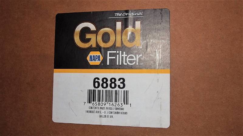 lot 19 image: NEW Napa 6883 Semi Air Filter