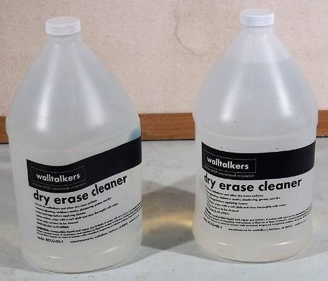 lot 63 image: 2 Gallons Walltalkers Dry Erase Cleaner