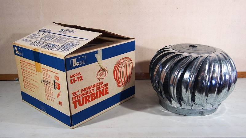 lot 54 image: NEW 12 Turbine Roof Vent