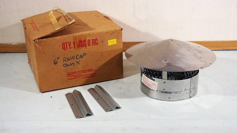 lot 49 image: NEW 6 Vent Rain Cap