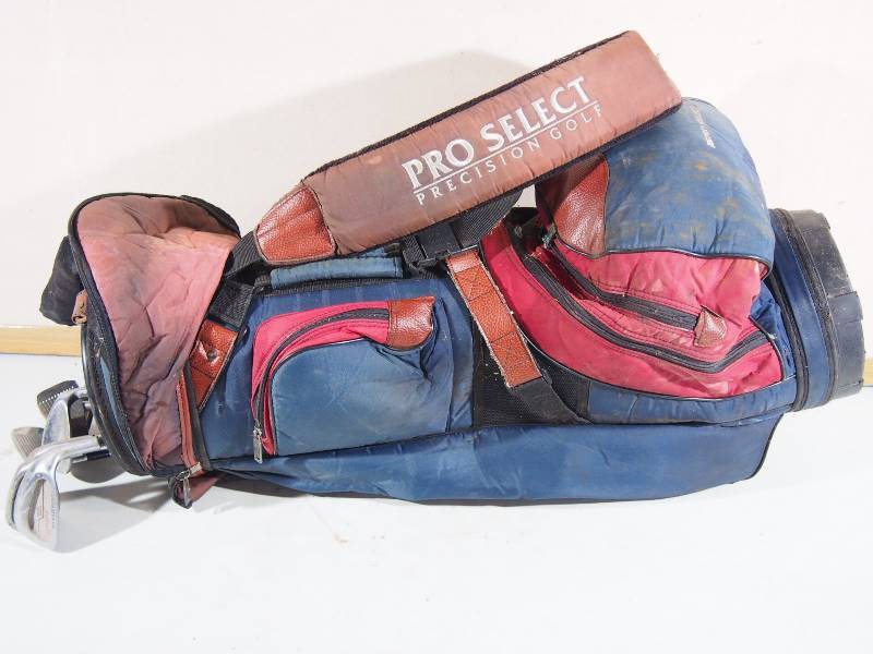 lot 124 image: Golf Clubs and Bag