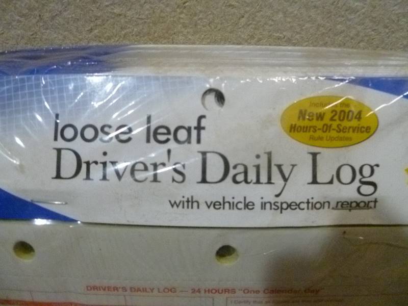 lot 188 image: 2- 12 Pack Loose Leaf Drivers Log Books