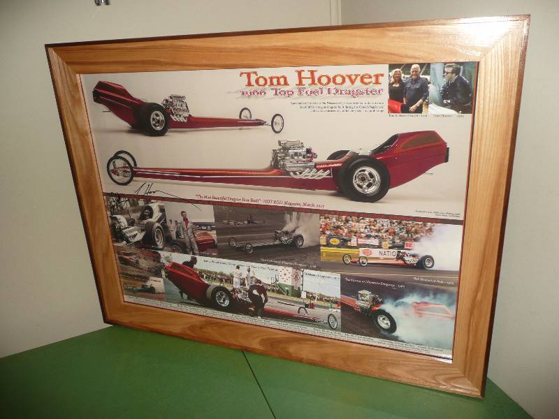 Very Rare One Of A Kind Advertisement Piece Signed By Tom Hoover & Doc Halladay - Professionally Framed - 31 12wide 24high
