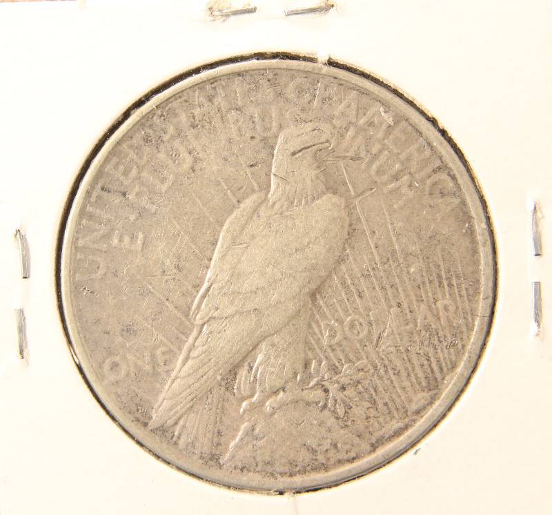 1922-D PEACE SILVER DOLLAR VF35