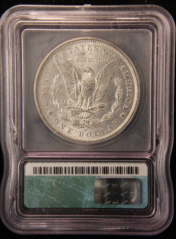 1885-O MORGAN SILVER DOLLAR MS63 ICG