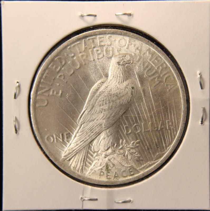 1923 PEACE SILVER DOLLAR UNC