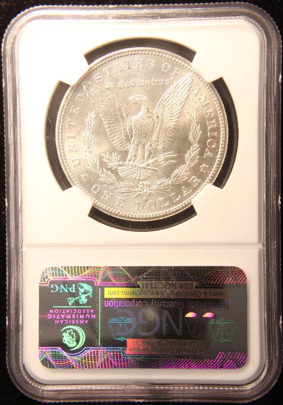 1882-S MORGAN SILVER DOLLAR MS66 NGC