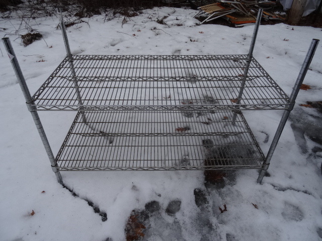 NSF 2 tier wire rack. 48 x 24 x 34...