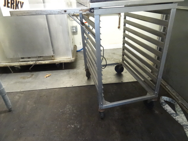 Fold out full pan sheet rack on whe...