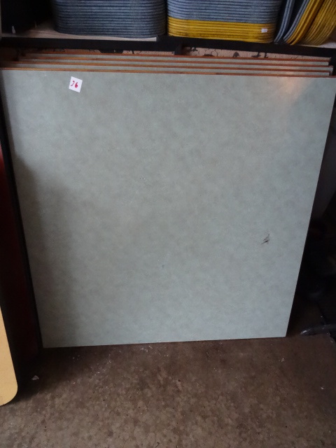 7 table tops. 36 x 36 Qty 6. 30 x 4...