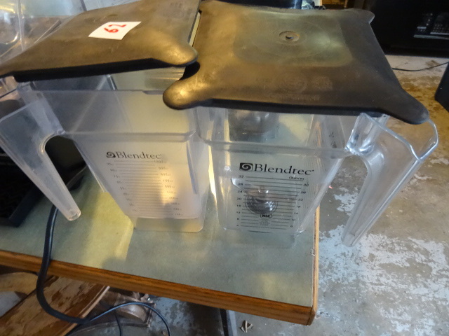 2 blendtec mixer pitchers. NSF...