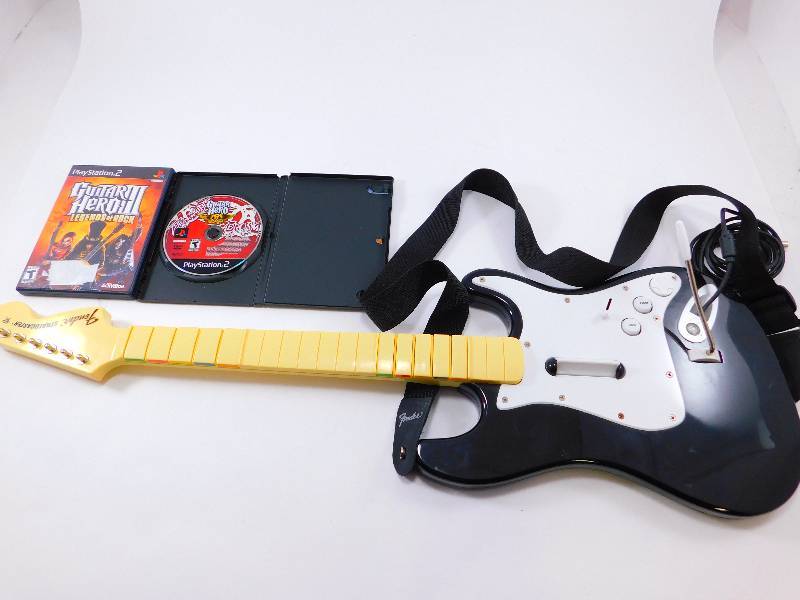 lot 6 image: Guitar Hero 3 for PS2 wGuitar