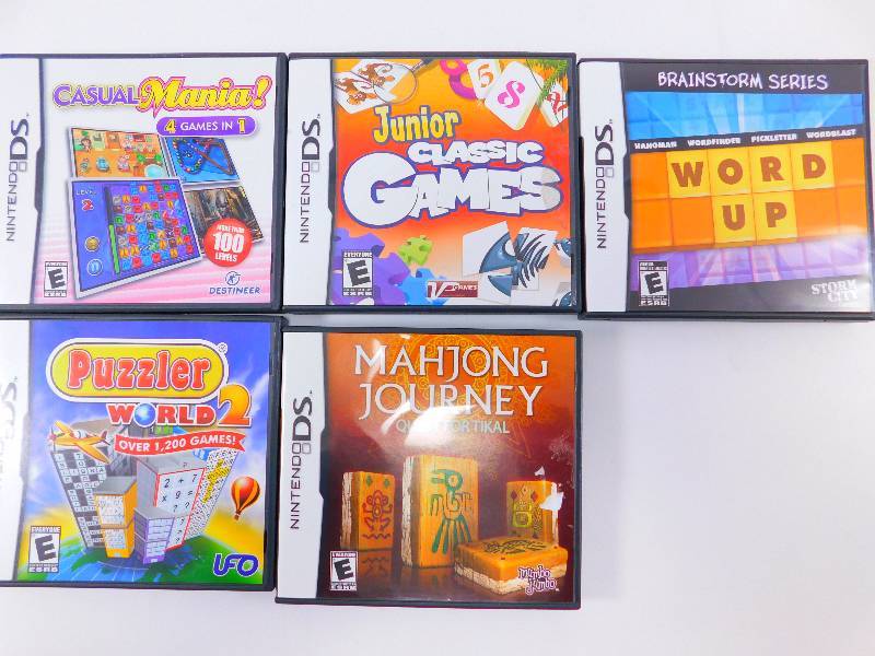 lot 9 image: Lot of 5 Nintendo DS Games