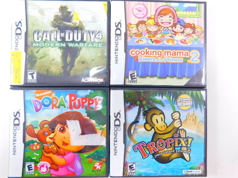 lot 10 image: Lot of 4 Nintendo DS Games