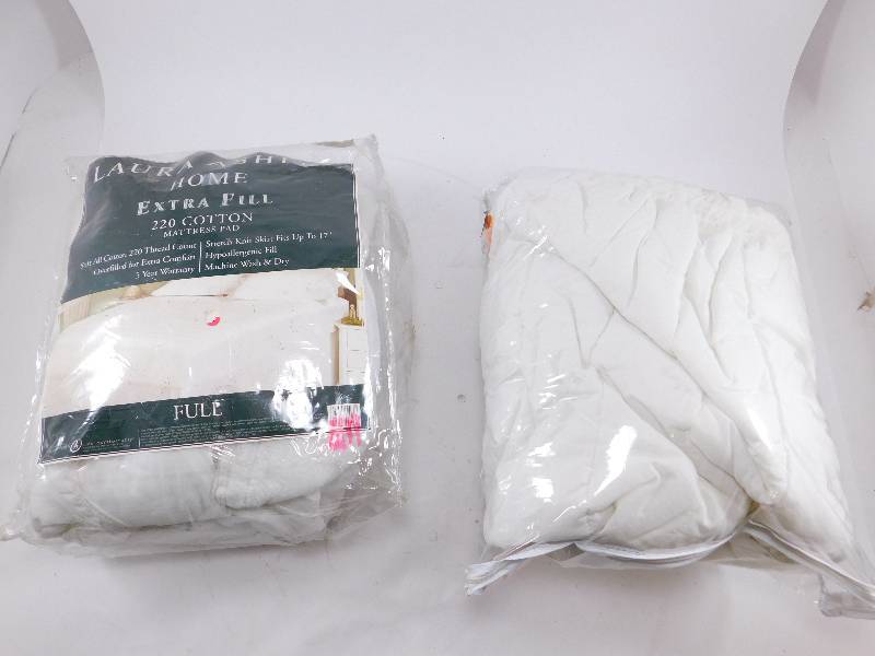 lot 40 image: Twin XL Long and Full Mattress Pads