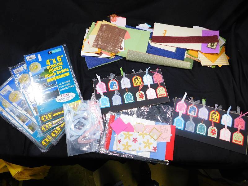 lot 57 image: Lot of Various Scrapbooking Items
