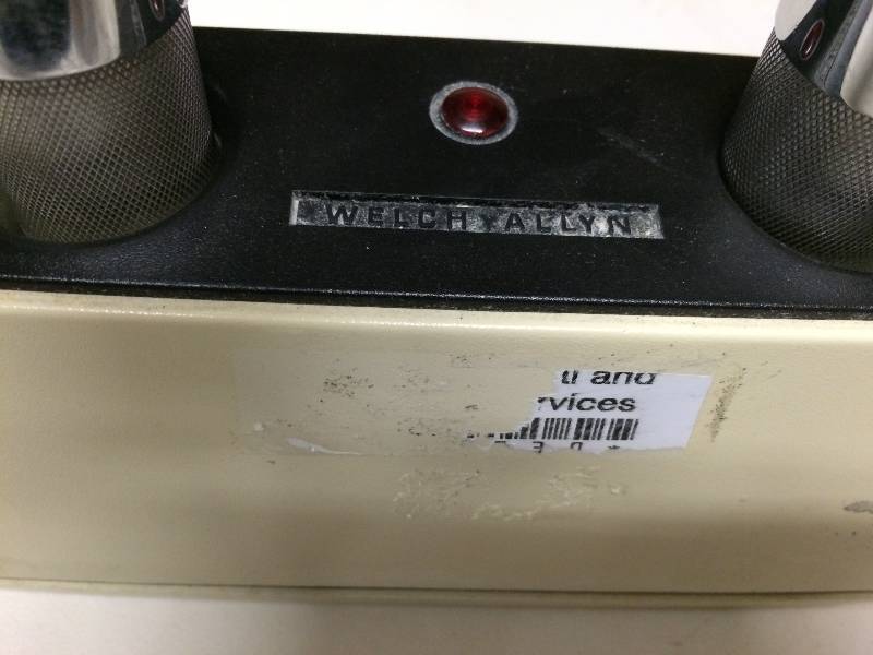 lot 16 image: Retails Used $400 Welch Allyn 71110 Doctors Light Up Ears Nose Throat Ophthalmoscope & Otoscope Diagnostic Desktop Set wCharger Many Other Uses..Gemstone Or Miniatures  Nice & Works