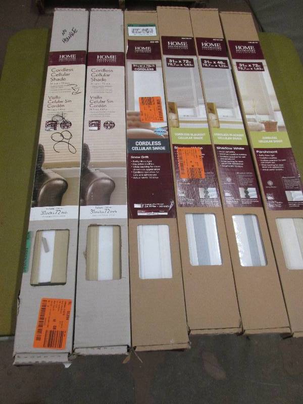 6 home decorators cordless cellular...