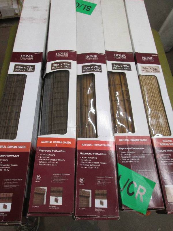 5 home decorators natural roman sha...