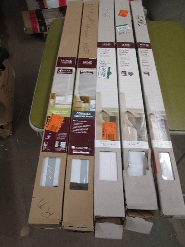 5 home decorators cordless cellular...