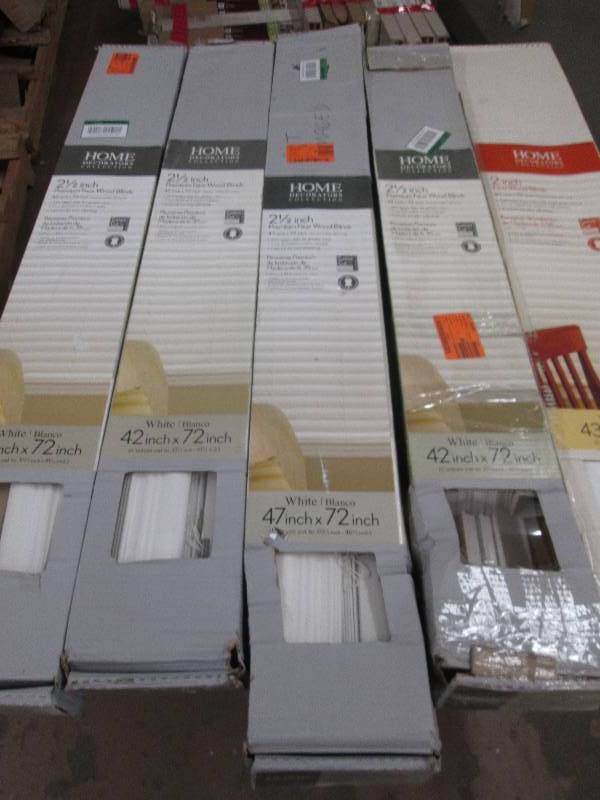 faux wood blinds 4 are 42x72 and ...
