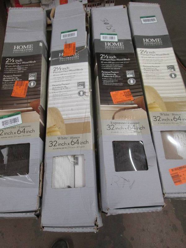 4 home decorators faux wood blinds ...