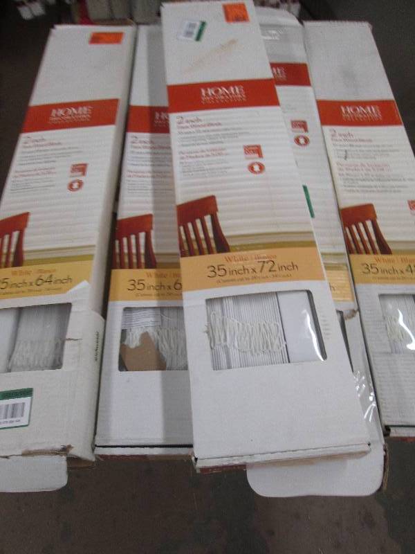 5 home decorators faux window blind...