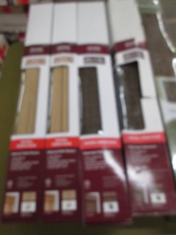 5 natural roman shades 4 are 34x72...