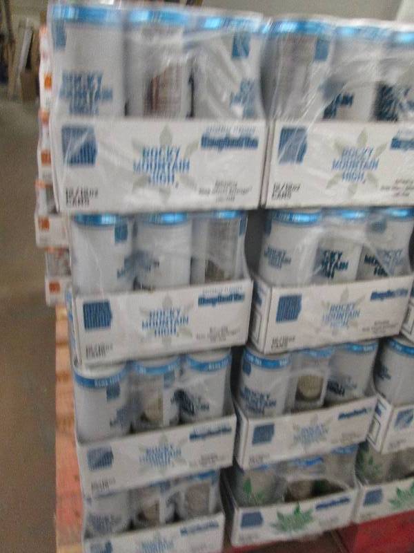 4 cases of 1212oz cans of rocky mo...