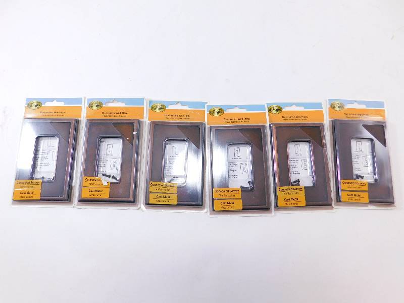lot 5 image: Lot of 6 Brand New Decorative Switch Plate Covers