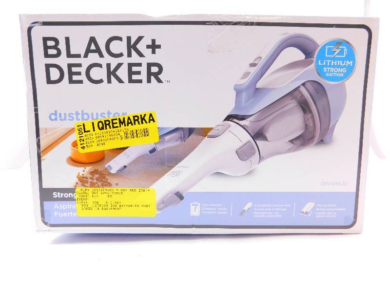 lot 8 image: Black  Decker Cordless Lithium Hand Vacuum