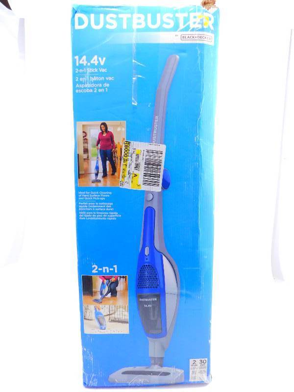 lot 9 image: Dustbuster 14.4v 2-In-1 Stick Vac by BlackDecker