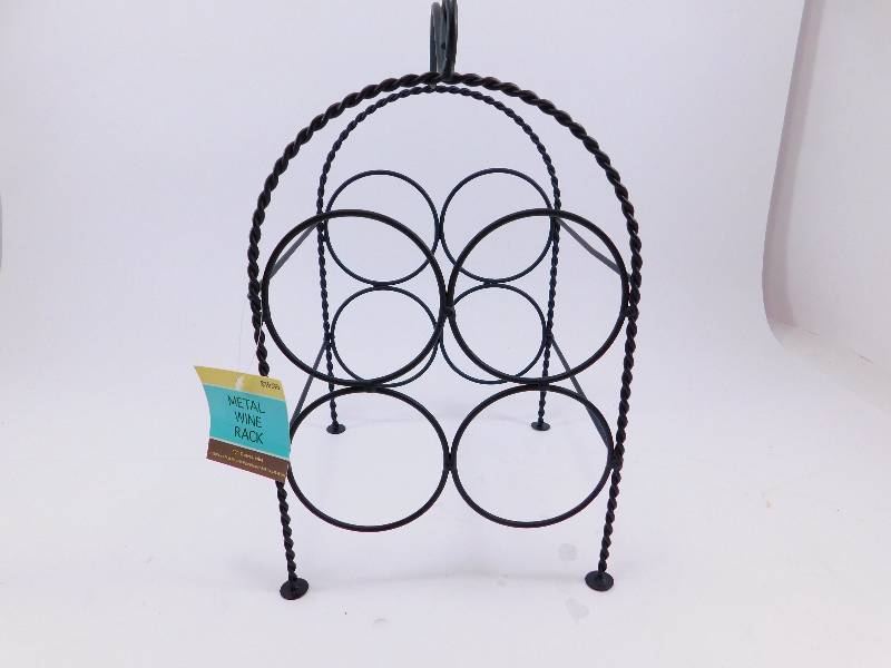 lot 14 image: Metal Wine Rack - New