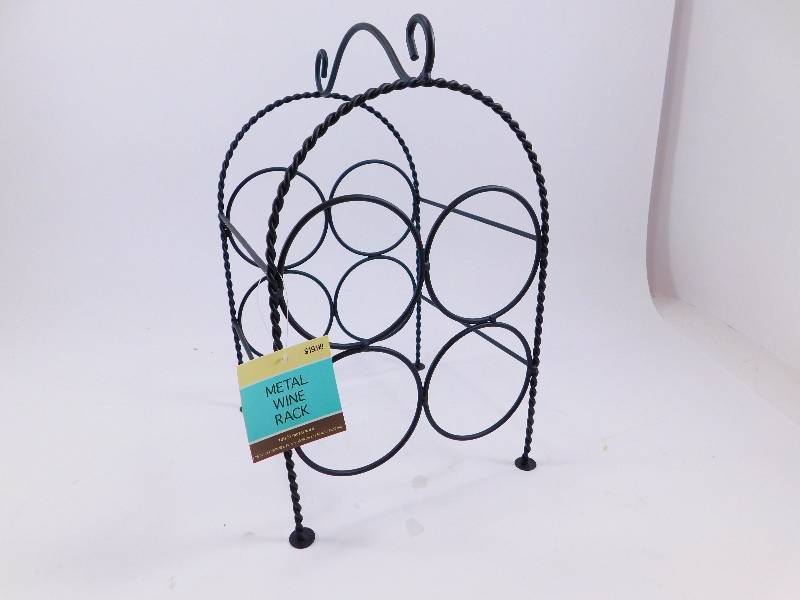 lot 16 image: New Metal Wine Rack