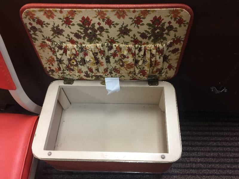 lot 19 image: Antique Chair and Sewing Box