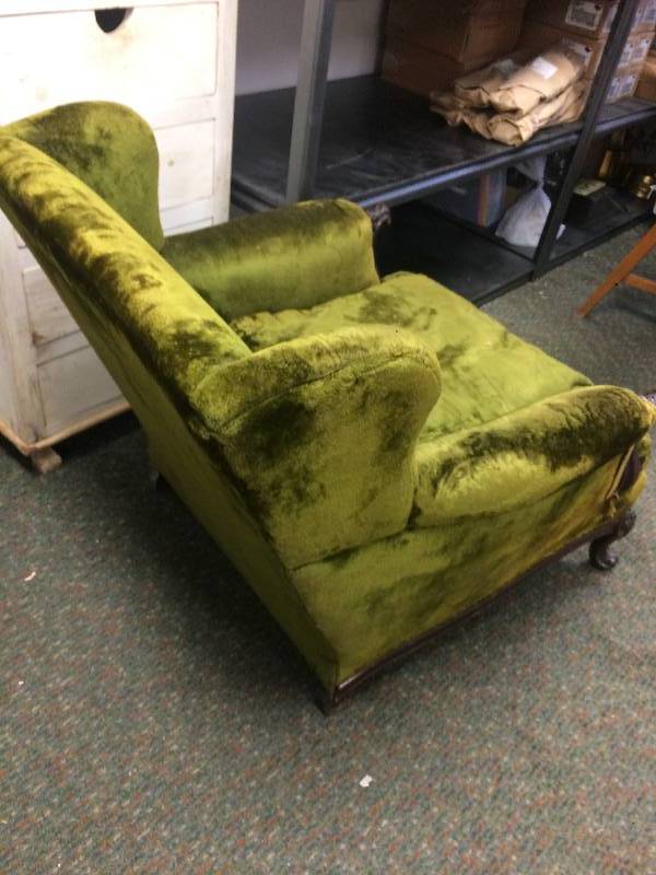 lot 47 image: Antique Wing-back Chair