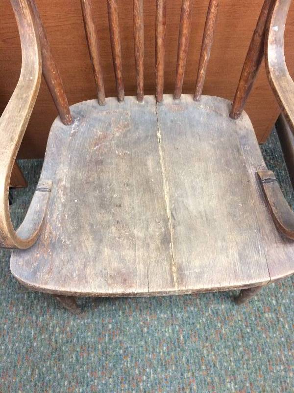 lot 53 image: Vintage Wooden Chair