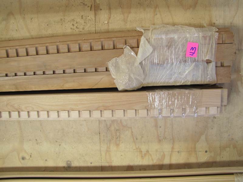 lot 43 image: Lot of Dentil Mouldings