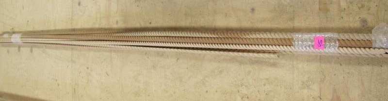 lot 45 image: Lot of Maple & Cherry Rope Mouldings