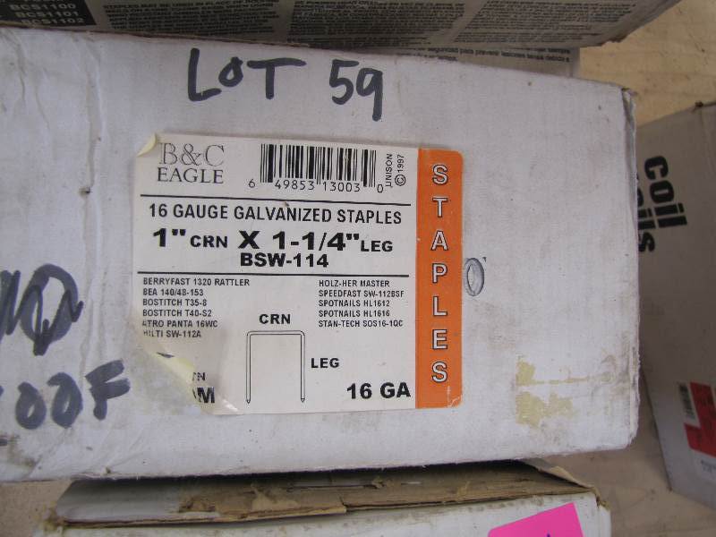 lot 46 image: 9 boxes staples