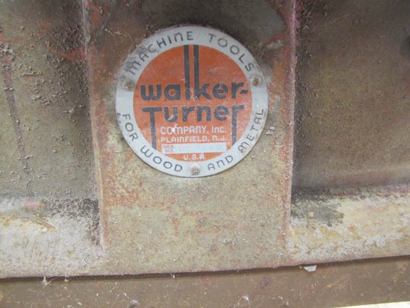 lot 2 image: Walker Turner Jointer  Planer