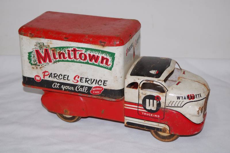 Vintage Toy Parcel Service Truck