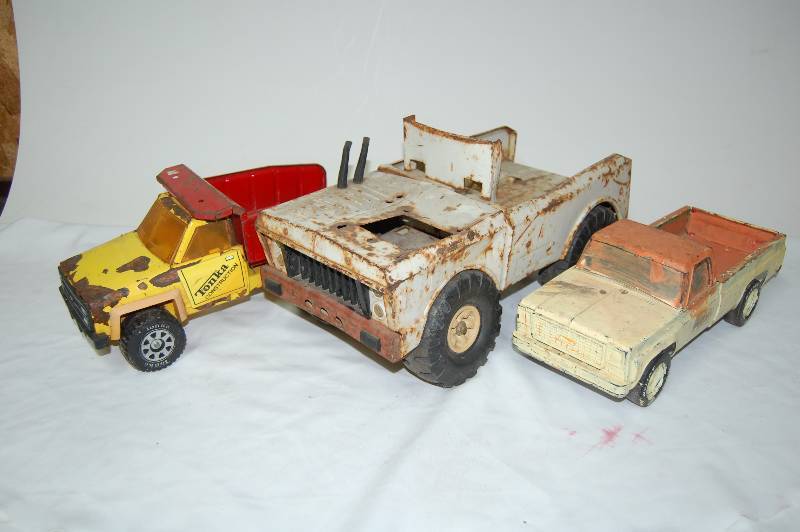 3 Toy Trucks