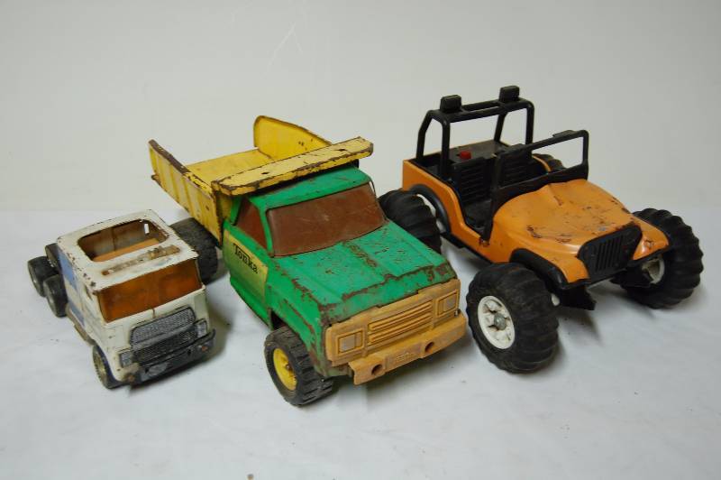 Vintage Metal Toy Vechicles