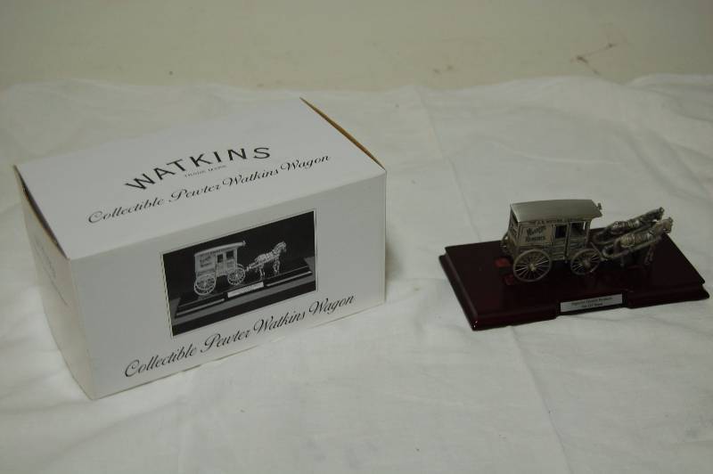Pewter Horse Drawn Wagon