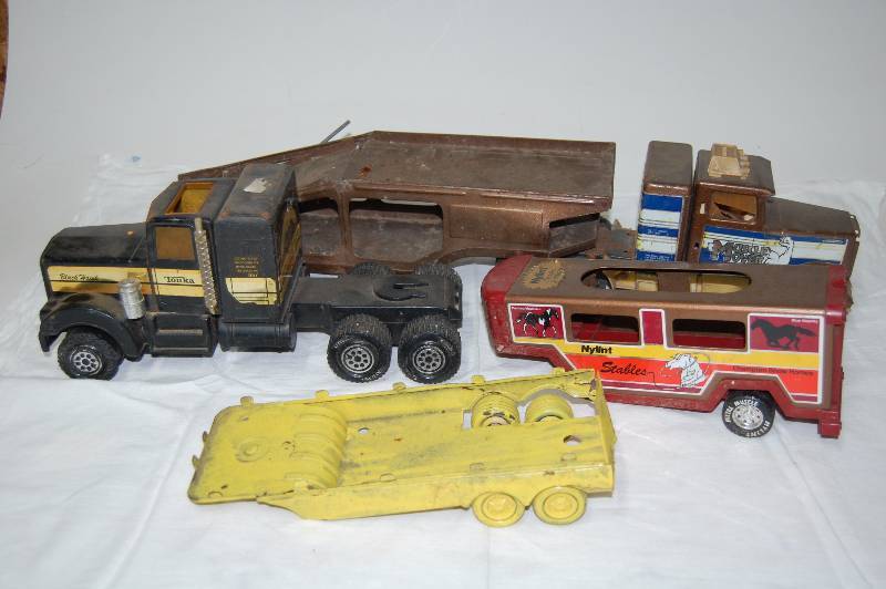 Misc Toy Semi Trucks and Trailers