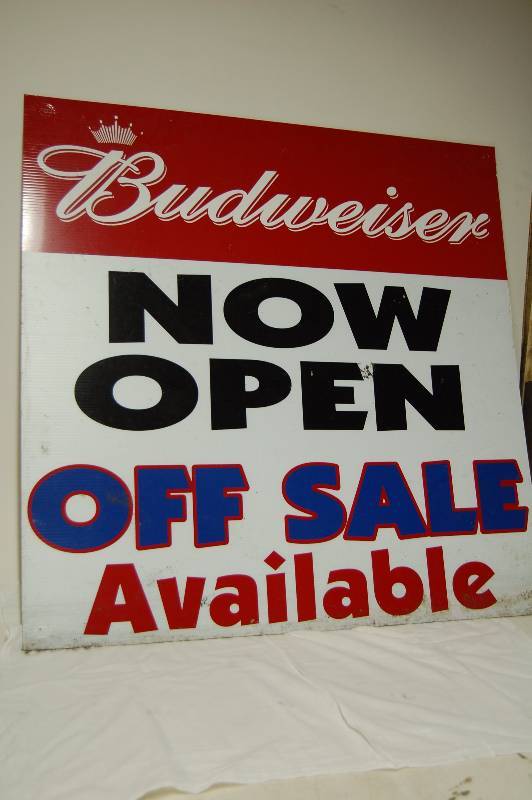 Plastic Beer Sign